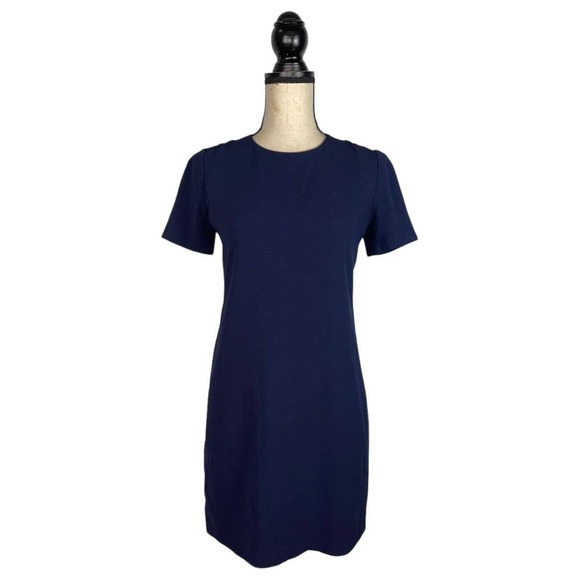 Aritzia Babaton Patricio Shift dress- Navy Blue     Size: 0 - Picture 2 of 5
